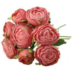Buchet artificial matase Trandafir 27 CM