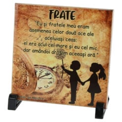 Placa decorativa "Frate..." 15?15 CM