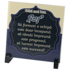 Placa decorativa "Celui mai bun Sef..." 15?15 CM