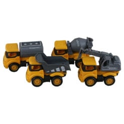 Set 4 masini de constructie din plastic 10 CM