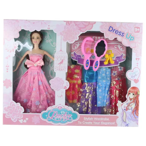Papusa cu accesorii Lucky Princess 3+