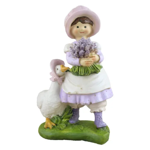 Figurina Fetita cu gasca