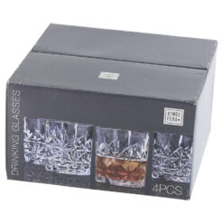 Set 4 pahare din sticla Atmosfera 230 ml