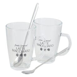 Set 2 cani Latte macchiato 300 ml