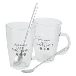 Set 2 cani Latte macchiato 300 ml