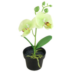 Orhidee artificiala in ghiveci plastic 25 CM