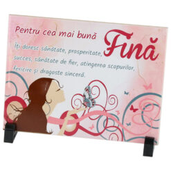 Placa decorativa "Pentru cea mai buna Fina" 20x15 CM