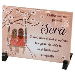 Placa decorativa "Pentru cea mai speciala Sora" 20x15  CM