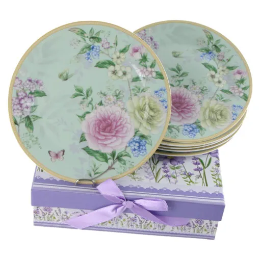 Set 6 farfurii desert din ceramica 19 CM