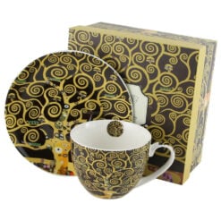 Cana portelan cu farfurie 250 ml