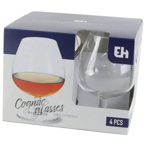 Set 4 pahare cognac 350 ml