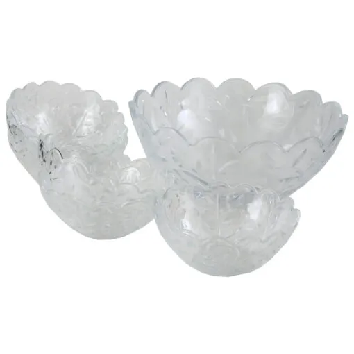 Set 7 boluri din sticla 23/13 CM