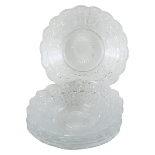 Set 6 farfurii din sticla Cairo 20x3.5 CM