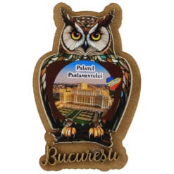 Magnet frigider din lemn "Bucuresti" 6x9 CM