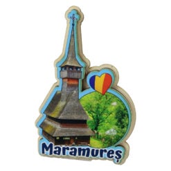 Magnet frigider din lemn "Maramures"