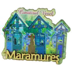Magnet frigider din lemn "Maramures"