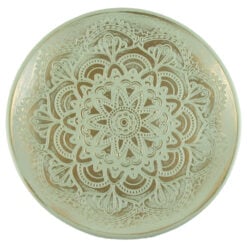 Platou rotund decorativ din lemn 34 CM