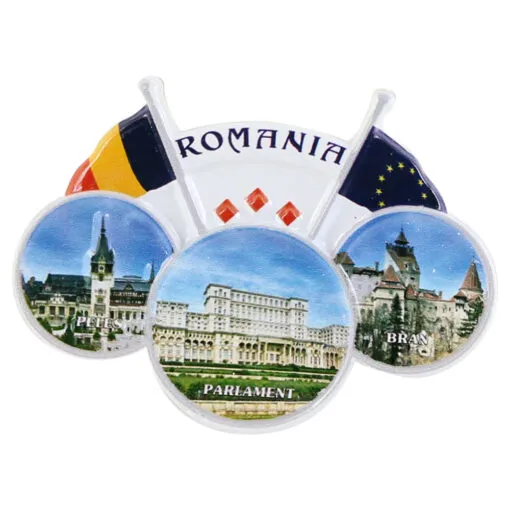 Magnet de frigider din rasina 8x5.5 CM