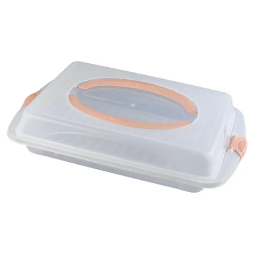 Suport tort dreptunghiular cu capac si maner 25x35