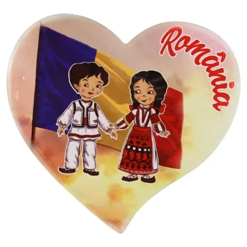 Magnet din ceramica "Romania" 7 CM