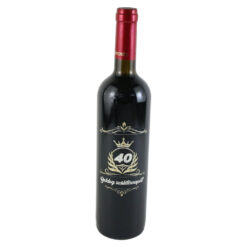 Vin rosu 750 ml "Boldog szuletesnapot! 40"