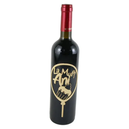Vin rosu 750 ml "La multi ani!"