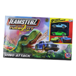 Pista auto cu 2 masinute Dino Attack