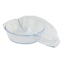 Vas termorezistent rotund cu capac - 2.5 L/Simax