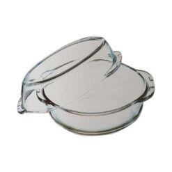 Vas termorezistent oval cu capac-2 L/BORCAM