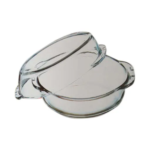 Vas termorezistent oval cu capac-2 L/BORCAM