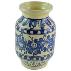 Vaza din ceramica de Corund pictat cu motive traditionale - Mica