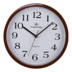 Ceas de perete cu rama de plastic 24 CM - culori variate