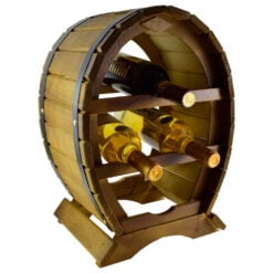 Suport lemn pentru 4 sticle vin