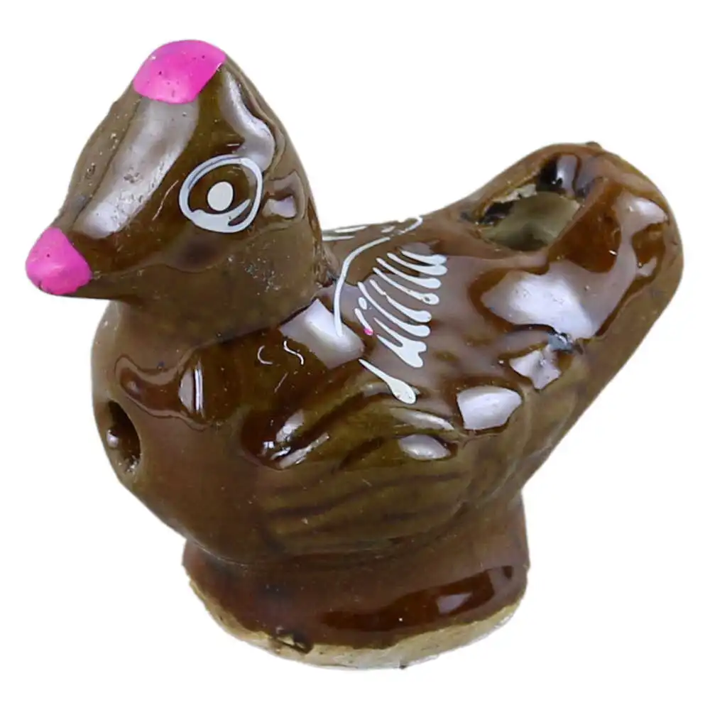 Fluier Pasare cu apa din ceramica 6x4 CM Fluier Pasare cu apa din ceramica 6x4 CM