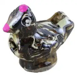 Fluier Pasare cu apa din ceramica 6x4 CM