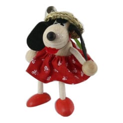 Figurina bungee jumping - Caine cu palarie 12 CM