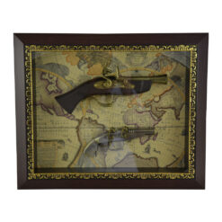 Tablou decorativ 3 D cu doua arme