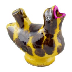 Fluier cu apa realizat din ceramica - Pasare - Diferite culori