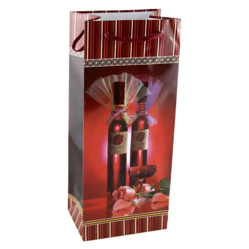Punga cadou pentru bauturi cu design flori