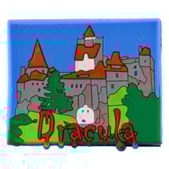 Magnet pentru frigider realizat din plastic - Diverse modele cu locuri cunoscute din Romania