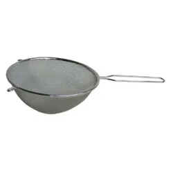 Strecuratoare mare realizata din inox cu maner de sarma