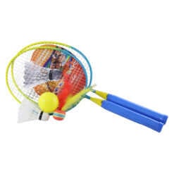 Set 2 rachete Badminton cu 3 mingi 46 CM