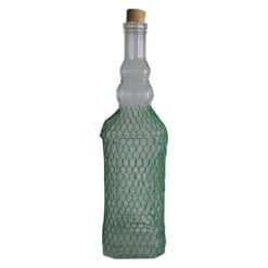 Sticla pentru vin cu dop de pluta - Design ciorchine de struguri (5l)