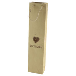 Punga cadou pentru bauturi I love Romania 9x42 CM - Se vinde 10/bax