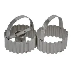 Forma pentru prajitira linzer realizata din inox - 2 modele