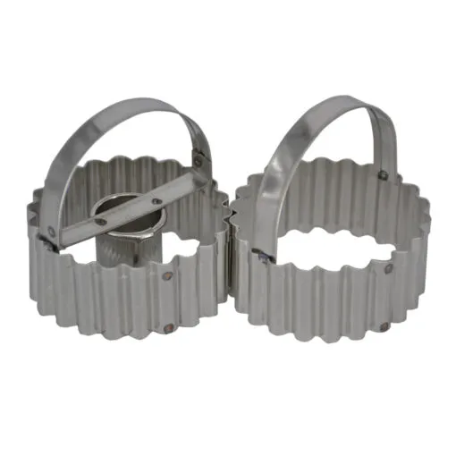 Forma pentru prajitira linzer realizata din inox - 2 modele