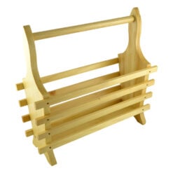 Suport pentru ziare si reviste realizat din lemn - Design Rustic - Diferite modele