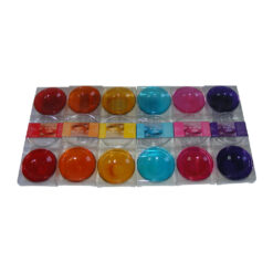 Set 3 farfurii plutitoare pentru lumanari plutitoare - Diferite culori
