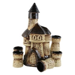 Set pentru bauturi din ceramica cu 6 cani