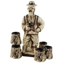 Set pentru bauturi din ceramica cu 6 cani